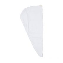 Serviette pour Cheveux 'Bambou' 22x52cm Blanc
