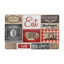Set de Table "Coffee Shop" 28x44cm Multicolore