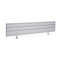 Paris Prix - Séparateur de Bureau 'Hide' 140cm Argent