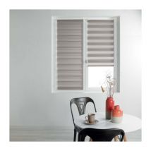 Store Enrouleur Jour Nuit 'Daynight' 45x180cm Taupe