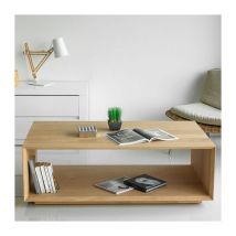 Table Basse 'Kubico' 120cm Chêne Massif
