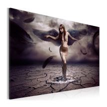 Tableau Imprimé "Ange Noir" 60 x 90 cm