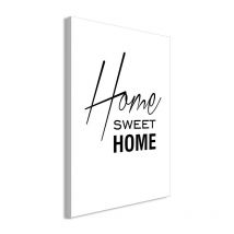Tableau Imprimé "Black & White : Home Sweet Home" 60 x 90 cm