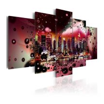 Tableau Imprimé "Couleurs de New York" 50x100cm
