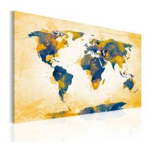 Tableau Imprimé "Four Corners of the World" 60 x 90 cm