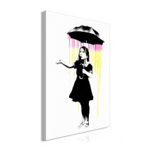 Tableau Imprimé "Girl with Umbrella" 80 x 120 cm