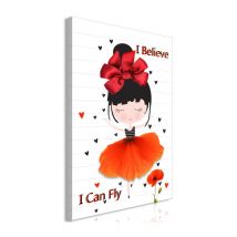Tableau Imprimé "I Believe I Can Fly" 40 x 60 cm