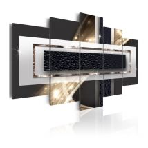Paris Prix - Tableau Imprimé 'Night Storm' 100 x 200 cm
