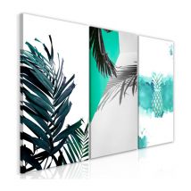Tableau Imprimé "Palm Paradise 3 Panneaux" 60x120cm