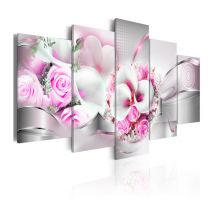 Tableau Imprimé "Pink Marriage" 50 x 100 cm