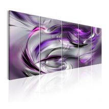 Tableau Imprimé "Purple Gale" 90 x 225 cm