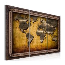Tableau Imprimé "The World in a Frame" 80 x 120 cm