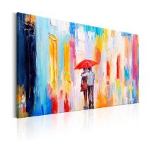 Tableau Imprimé "Under the Love Umbrella" 80 x 120 cm