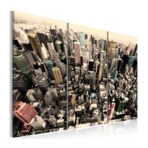 Tableau "Les Plus Hauts Immeubles de New York" 40x60cm