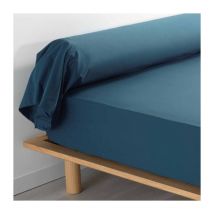 Taie de Traversin "Percaline" 85x185cm Bleu