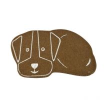 Tapis de Repas pour Chien "Feutrine" 60cm Naturel