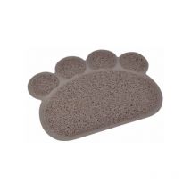 Tapis Repas pour Chien & Chat 'Pattes' 40cm Taupe