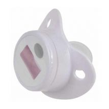 Paris Prix - Thermomètre Pour Bébé sucette électronique 5cm Blanc