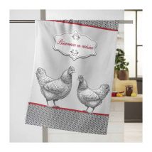 Torchon de Cuisine 'En Cuisine' 50x70cm Gris