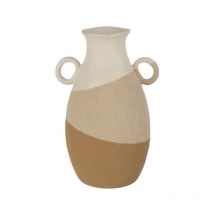 Vase à Oreilles "Charley" 26cm Beige