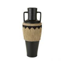 Vase Amphore Design 'Herbes' 100cm Noir