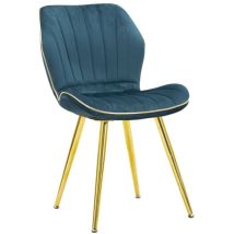 Paris space chair ottanio/gold set 2 stück cm 46X58X77