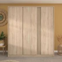 Parisot Schlafzimmer-schrank Eiche 185x52x203 Cm