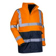 Parka 4 en1 haute visibilité Orange Fluo/Marine prevention - 5002 LMA taille s