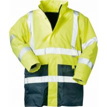 Parka Alta Visibilità, Taglia m, Giallo / Blu