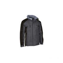 Valento - Parka de abrigo impermeable Arkansas 3XL Grafito/Negro