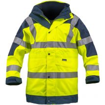 Parka de travail haute visibilité Veste impermeable en Goretex Taille - m