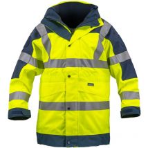 Parka de travail haute visibilité Veste impermeable en Goretex Taille - 3XL