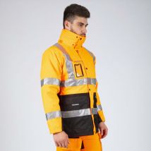 Parka hv de travail wellington 2277 orange fluo T4XL