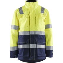 Parka de travail hiver retardant flamme 4467 - Jaune fluo/Marine s