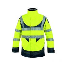 Parka haute visibilité jaune/marine annapurna - 3XL T2S