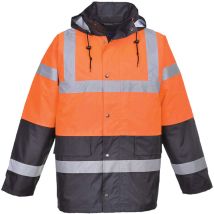 Parka hv Bicolore Orange 5XL