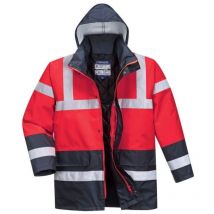 Parka Bicolore Traffic couleur : Rouge/Marine taille xxxl Portwest