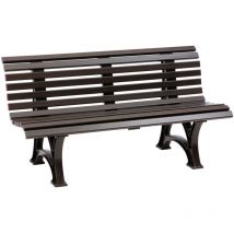 Gartenbank helgoland 3-Sitzer Länge 1500 mm, braun