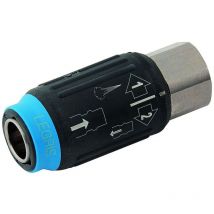 Parker 1/2in BSPP Female 30 Series Safety Coupler - LE-9414U08 21