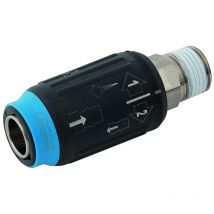 Parker 1/2in BSPT Male 30 Series Safety Coupler - LE-9405U0821