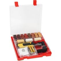 Yzmrbdqc - swanew Fliesen Reparaturset für Laminat und Parkett mit 11 Farben Hartwachsstangen Parkett Fliesenreparaturset Sonstige Handwerkzeuge