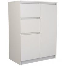 Parme Modern Drawer Dresser living room/bedroom/study 97x70x40 2 doors + 2 drawers Contemporary sideboard living room Dressing room