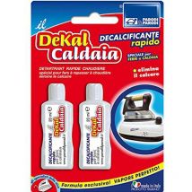 Parodi & parodi- Dekal Decalcifiante Ferro da Stiro a Caldaia, 2 Confezioni per Decalcificare i Ferri da Stiro, Elimina il Calcare Rapidamente