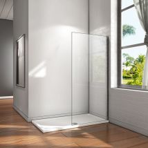 Aica Sanitaire - Paroi de douche 50x200cm en 8mm verre anticalcaire paroi de douche à l'italienne