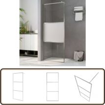Vidaxl - Paroi de douche à l'italienne à verre esg demi-dépoli 100x195cm - Pare Brise De Douche - Mur De Douche - Cabine De Douche - Douche Italienne