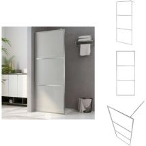 Vidaxl - Paroi de douche à l'italienne à verre esg dépoli 115x195 cm - Pare-douche Italienne - Pare-douche En Verre - Douche Design - Cabine De