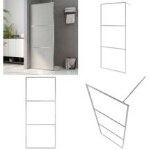 Vidaxl - Paroi de douche à l'italienne à verre esg dépoli 115x195 cm - Pare-douche Italienne - Pare-douche En Verre - Douche Design - Cabine De