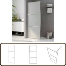 Vidaxl - Paroi de douche à l'italienne à verre esg dépoli 80x195 cm - Pare-douche Italienne - Pare-douche En Verre - Douche Design - Cabine De Douche