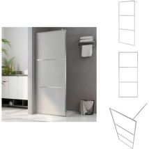 Vidaxl - Paroi de douche à l'italienne à verre esg dépoli 80x195 cm - Pare-douche Italienne - Pare-douche En Verre - Douche Design - Cabine De Douche
