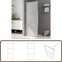 Vidaxl - Paroi de douche à l'italienne à verre esg dépoli 90x195 cm - Pare-douche Italienne - Paroi De Douche - Douche à L'italienne - Verre Dépoli